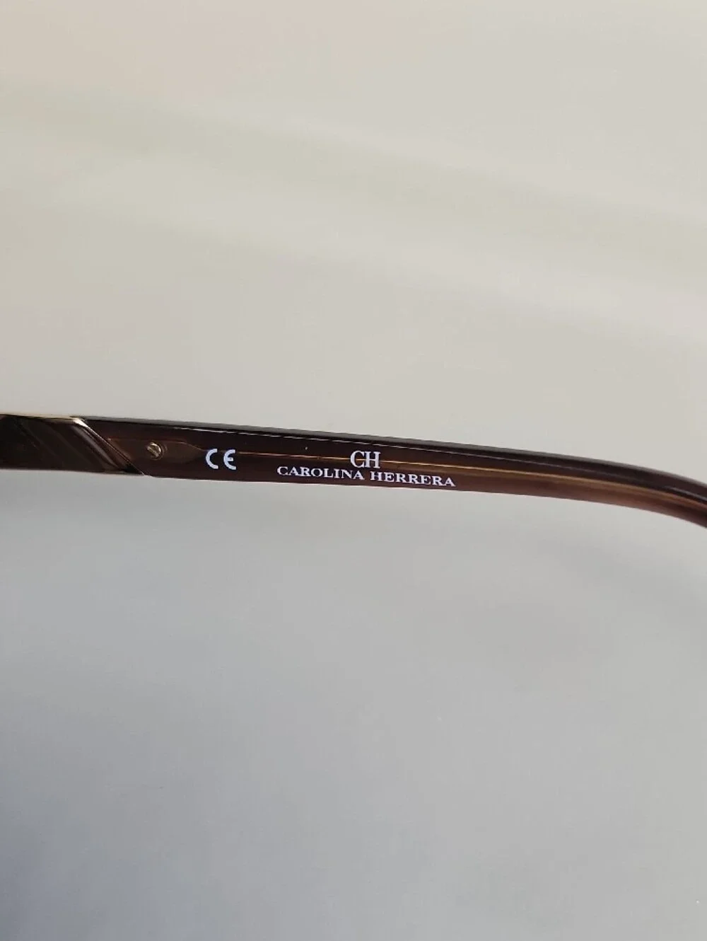 Carolina Herrera Brown Cat-Eye Sunglasses with Brown Lenses